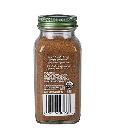 Simply Organic Garam Masala 3 oz | All-Natural Spices for Authentic Flavor - Buy Online on GoSupps.com