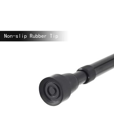 BigAlex Forearm Crutches (Black) - Lightweight & Adjustable for Comfort - Non Skid Rubber Tips - 2 Pcs - Buy Online on GoSupps.com