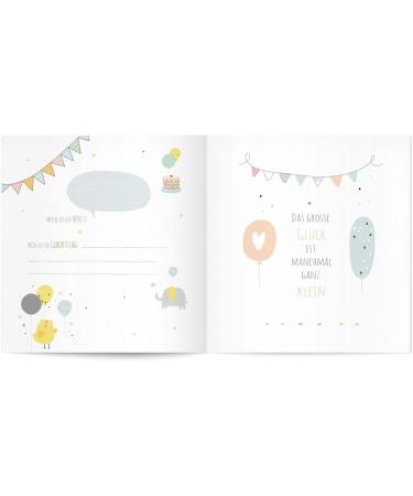 Buy Goldbuch 15 474 Baby Album Hurray - Unisex Photo Book with Gold Embossing | 58 Blank Pages & Illustrated | Perfect Baby Keepsake - Buy Online on GoSupps.com