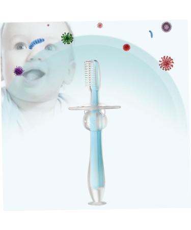 Tovinanna 4-Piece Silicone Baby Toothbrush Set | Newborn Training Toothbrush with Suction Cup | Soft Finger & Bite Toothbrush for Infants - Buy Online on GoSupps.com