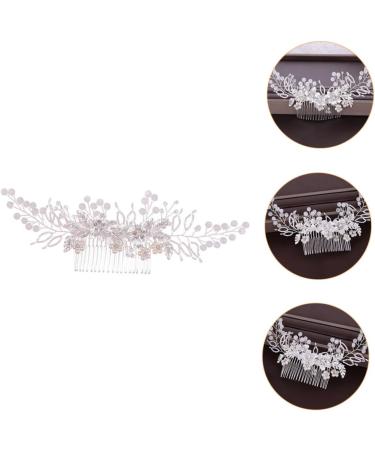 MAGICLULU 1pc Flower Leaf Comb Fashion Hairpin Woman Hair Comb Alloy Hair Decor Hair Accessory Handmade Hair Decor Exquisite Headwear - Buy Online on GoSupps.com