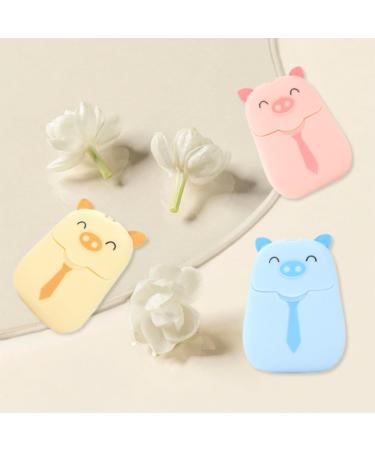 Buy MyTAYT 300 Portable Mini Soap Leaves - Travel-Friendly Soap Sheets in Pink Yellow & Blue | Ideal for Hiking Camping & Outdoor Adventures - Buy Online on GoSupps.com