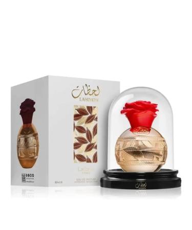 Lattafa Perfumes Lahdath for Unisex Eau de Parfum Spray 2.7 Ounce 2.7 Fl Oz (Pack of 1) Wood