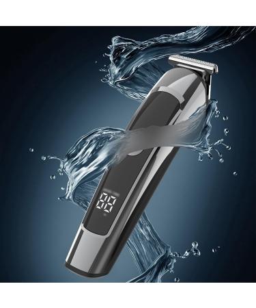 Buy Electric Hair Clipper Set with Digital Display - Cordless Hair Clipper & Scissors - 162mm Gray for Home Use - Buy Online on GoSupps.com