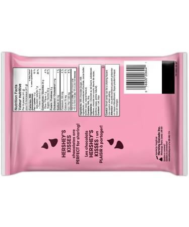 HERSHEY'S KISSES Milk Chocolate Candy Pink Foils Candy for Baby Showers Gender Reveals Holiday Candy Christmas Candy Stocking Stuffers 415g - Buy Online on GoSupps.com
