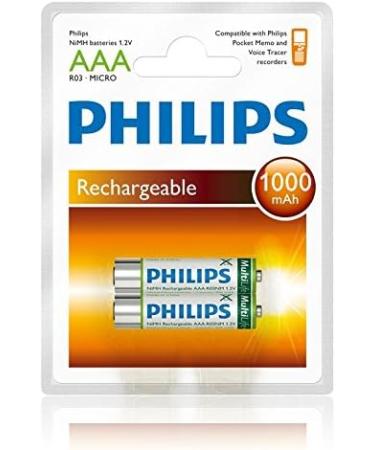 Philips LFH9154/00 Rechargeable NiMH AAA Batteries - Long-lasting Power for Your Devices | Shop Internationally - Buy Online on GoSupps.com