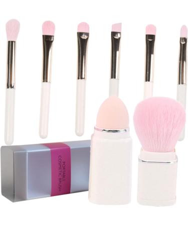 Beaupretty 5 Sets Makeup Brush Set Facial Tools Eye Shadow Brush Face Sponge Makeup Tool Make up Sponges Makeup Brush for Girls Makeup Supplies Travel Square Artificial Fiber Suite White - Buy Online on GoSupps.com