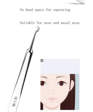 ZHANG XIAO QUAN 3 IN 1 Blackhead Remover Tools Acne Needles Kit Blemish Treatment Kit Stainless Steel Beauty Needle Set with Storage Box Professional Comedowns Whitehead Extractor Kit - Silver - Buy Online on GoSupps.com