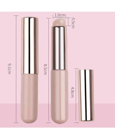 Buy Silicone Lip Brush with Cover - Silicone Lipstick & Concealer Brush - Rose Color - 1 Piece | Best Quality Makeup Brush for Flawless Application - Buy Online on GoSupps.com