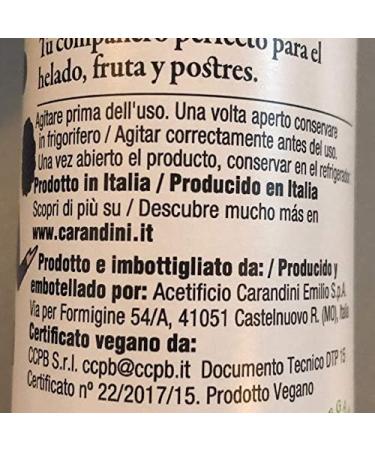  Carandini Tris Glasse Balsamic Vinegar of Modena IGP Carandini: Classic Berries White Truffle 250ml x 3 - Buy Online on GoSupps.com