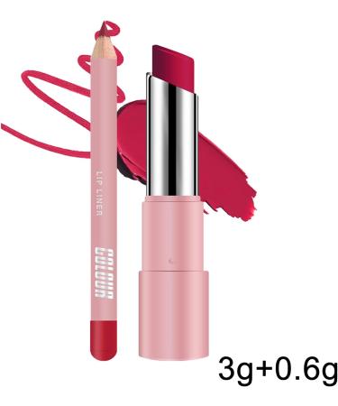 Tinted Lip Balm - Nourishing Lipstick - Waterproof Matte Balm Long-Lasting Non-Sticky for Cold Winter Care and Daily Makeup - Buy Online on GoSupps.com