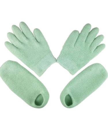 DEARMAMY Paraffin Wax Mitts 1 Set of Gel Spa Moisturizing Sock & Glove Hand Moisturizing Overnight for Skin Care Dry Cracked Spa Treatment Chapped Hands and Feet Moisturizing Socks - Buy Online on GoSupps.com