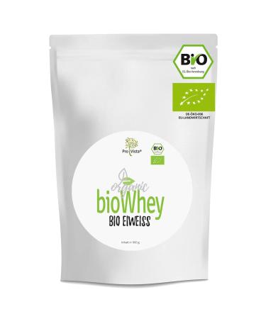 Provista Bio Protein Natural - Protein - Mizellar Casein or Whey made of organic milk without artificial additives 900G (Bio Whey) Bio Whey 900 G (1 Series)