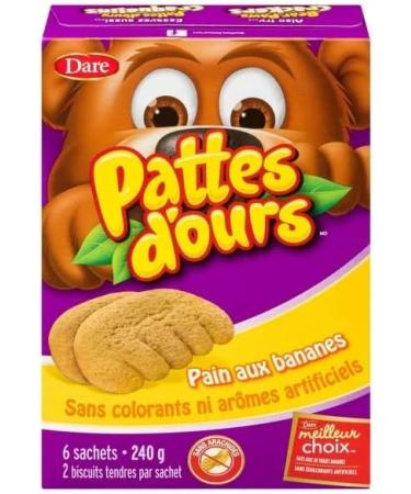 Banana Bread Soft Cookie Bundle. Includes (2) Packages of Bear Paws Banana Bread Soft Cookies (12 pouches total/2 cookies per pouch) with BIG MAPLE Trivia Cards. Peanut Free. Great Snack for School Lunch Office Party Road Trip - Buy Online on GoSupps.com