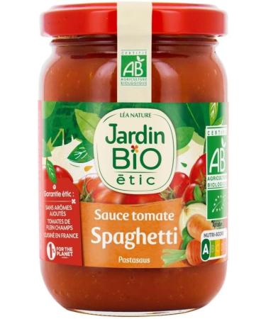 ORGANIC SPAGHETTI TOMATO SAUCE 200G JARDIN BIO ETIC PACK OF 4 - Buy Online on GoSupps.com
