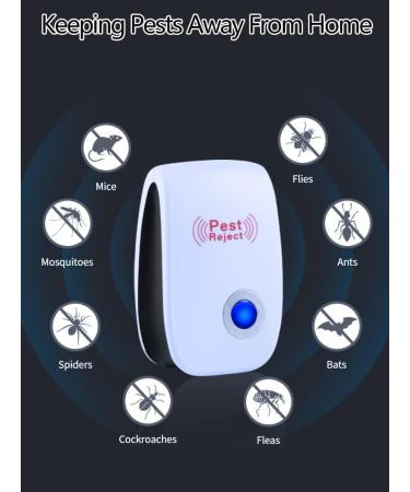 Ultrasonic Pest Repellent 6 Pack - Indoor Pest Control for Home, Kitchen, Office, Warehouse, Hotel - Mosquito Repellent - Effective Pest Repeller - Buy Online on GoSupps.com