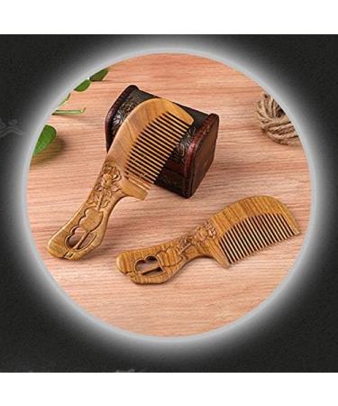 Jeenuuder The Family of Hair Comb - Wood with Anti-Static & No Snag Handmade Brush for Beard Hair Mustache - Buy Online on GoSupps.com