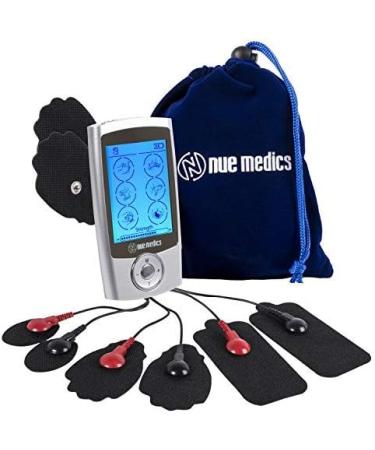 Buy TENS EMS Unit Pro - Rechargeable Muscle Stimulator with 24 Modes & 10 Reusable Pads | Best Portable Mini Massager for Pain Relief - International Shipping - Buy Online on GoSupps.com