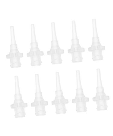 WRITWAA 100Pcs Disposable Replacement Tips for Ear Washer Medical Grade Ear Wax Cleaning Tool for Safe and Irrigation Fits All Ear Environmental Protection Design