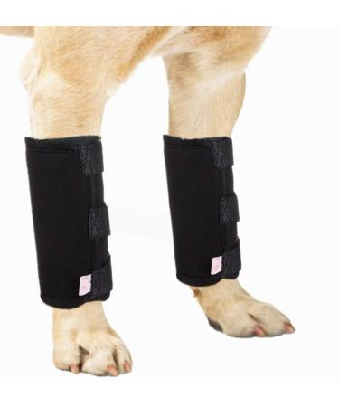 Pair of Dog Front Leg Brace - Canine Compression Wrap Protects Wounds Heal Support Due to Arthritis to Prevent Injuries(1 Pair,SM)