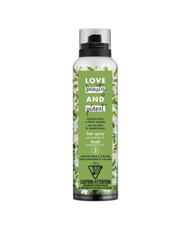 Love Beauty Planet Coconut Milk White Jasmine Hair Spray  Medium Hold & Volume 6.8 oz