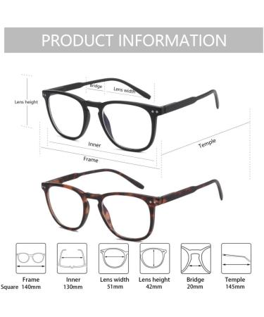 Zenottic 2 Series Blue Light Filter Glasses - Stylish Square & Round Reading Glasses for Men & Women - Anti-Glare Sports & Gaming - International Shipping Available - Buy Online on GoSupps.com