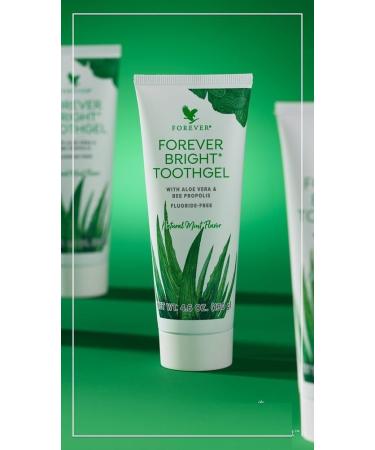 Buy Forever Bright Aloe Vera Toothgel - 3 x 100ml | Ideal for Bright Smiles | International Shipping - Buy Online on GoSupps.com