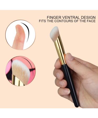 3Pcs Kabuki Makeup Brushes Set for Foundation, Concealer, and Contouring - Ideal for Powder, Liquid, Cream, and Mineral Makeup - Buy Online on GoSupps.com
