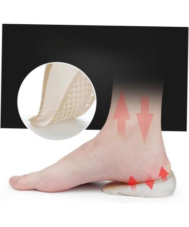 GLEAVI 6 Pairs Booster Pad Gel Silicone Socks for Men - Comfortable High Heel Support & Pain Relief - Buy Online on GoSupps.com