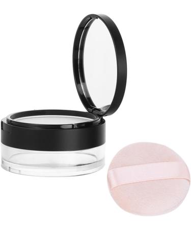 Housoutil 2pi ces Bo te Portable Avec Miroir Et ponge Rangement Pratique Pour Maquillage Pour 7*3.8cmx2pcs noirx2pcs - Buy Online on GoSupps.com