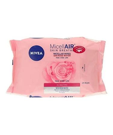 MICELL-AIR ROSE WATER toallitas desmaquilladoras 20 uds