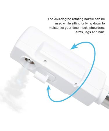 YUYTE Facial Sauna Beauty Device Facial Steamer with LED Lamp and 5X Magnifying Glass Nano Ionic Hot Steam Cleaner with Four Holders for Beauty and Skin Care - Buy Online on GoSupps.com