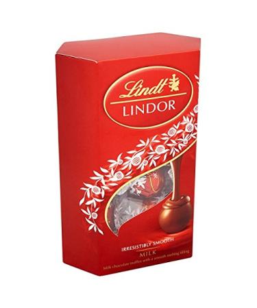 Lindt Lindor Chocolat au lait 200 g (lot de 4 x 200 g)