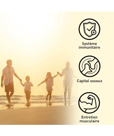 Vitamin D3 - Natural Vitamins D3 and Vitamin E - Strengthens Bone Capital and Immune System for All - Pack of 3 Dropper 20 ml (+1200 Drops) - French Laboratory Eric Favre - Buy Online on GoSupps.com