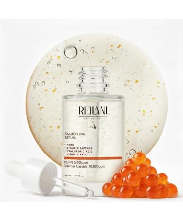 PDRN Salmon DNA Serum Anti-Aging Face Serum with Hyaluronic Acid Tripeptide & Vitamins (10 000ppm) Hydrating Facial Serum for Blemishes Collagen Boost & Fine Lines Korean Skincare 1 Fl Oz