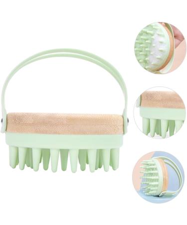 Anneome Silicone Shampoo Brush - Scalp Massager & Laundry Collector - Green 8.4x8x7.4cm - Buy Online on GoSupps.com