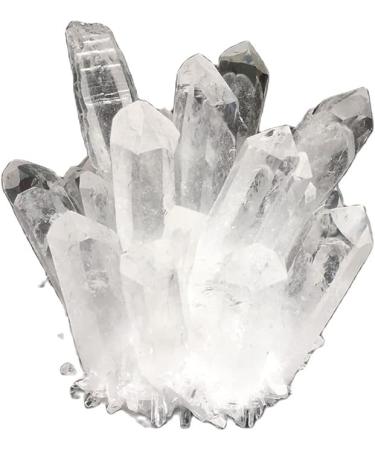 Crystal Rough 700-750g Natural Clear White Quartz Point Crystal Cluster Specimen 1PCS - Buy Online on GoSupps.com