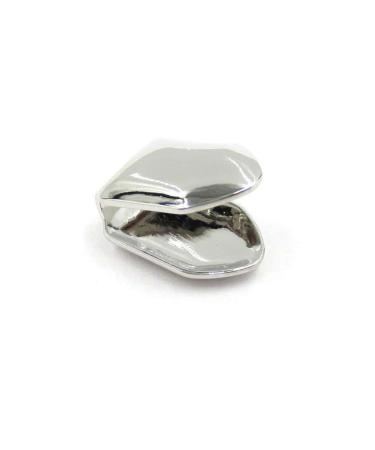 EXCEART 4pcs Silver Plated Small Single Tooth Cap - Hip Hop Teeth Grill Decoration - Buy Online on GoSupps.com
