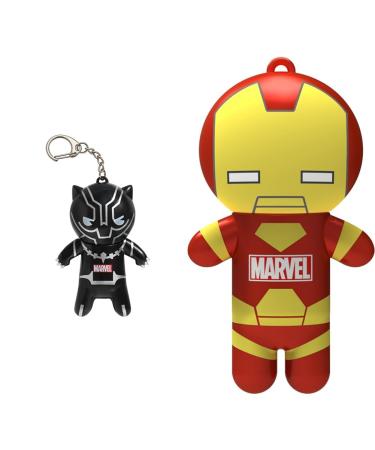 Lip Smacker Marvel keychain lip balm for kids - Black Panther & Iron Man