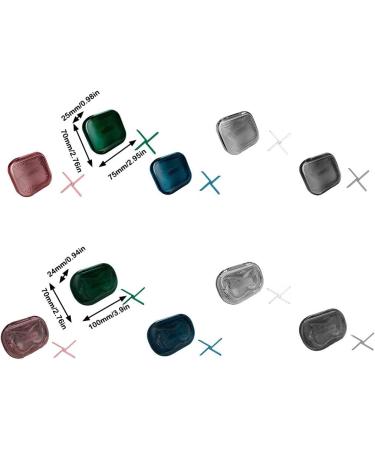 dijiusidy Portable Dental Case Braces Storage Box Seal with Partition Dust-proof Cotton Swab Holder for Travel Home Business Green S S Green - Buy Online on GoSupps.com