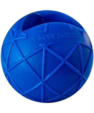 Lasama Moby Dog Ball free from toxic plasticizers and toxic ingredients Dog Ball (Blue)