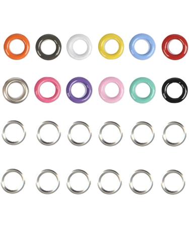 QLOUNI 360Pcs 3/16 inch 12 Colors Grommets Kit for Leather Craft - Metal Eyelets & Tools for Clothing Repair and Decoration - Buy Online on GoSupps.com