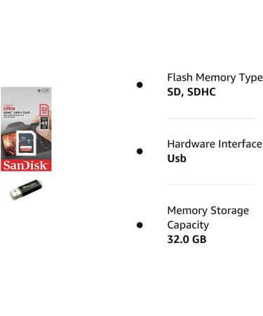 Sandisk 32GB SD Memory Card for Nintendo & Camera Kit + Bonus USB Reader - Buy Online on GoSupps.com