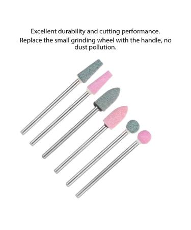 6pcs Stainless Steel Nail Drill Bits Set - Professional Grinding Heads for Dead Skin Removal & Polishing - 5 Types Available - Buy Online on GoSupps.com