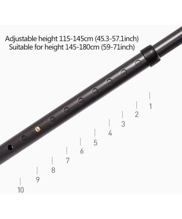 Adult Folding Crutches for Travel Ergonomic Underarm Crutches Adjustable Lightweight Aluminum Crutches (1 Pair) Anniversary Lucky Star - Buy Online on GoSupps.com