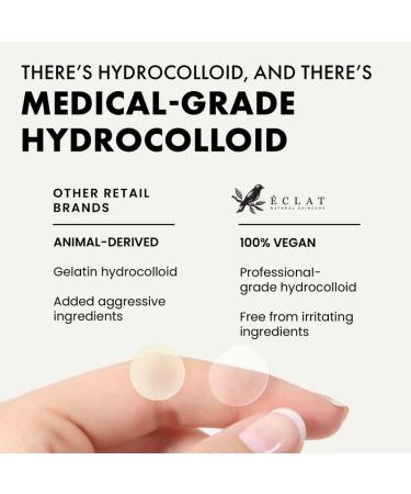 Hydrocolloid Acne Patches - 72 Count | Blemish & Zit Cover | Day & Night Acne Treatment | Invisible Pimple Patch by Eclat - Buy Online on GoSupps.com