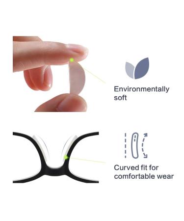 12 Pairs Anti-Slip Silicone Nose Pads for Glasses & Sunglasses | Adhesive Eyeglass Pads (1mm Black) - Shop Now! - Buy Online on GoSupps.com