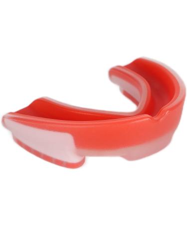 Verdant Touch Basketball & Soccer Mouthguard - Shock Protection for Adults - Red & White EVA Athletic Mouthguard - Buy Online on GoSupps.com