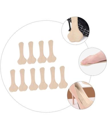 NOLITOY Anti-Wear Seven-Point Pad High Heels Insoles - 2 Sets of Soft Gel Shoe Inserts for Women - Clear Self-Adhesive Heel Pads for Travel - Buy Online on GoSupps.com