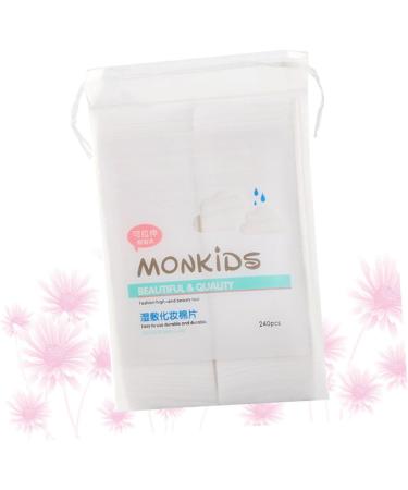 Mipcase 480 Pcs Cotton Face Powder Puff - Water-Saving Absorbent Makeup Wipes & Nail Polish Remover Pads - Practical Cosmetic Puffs for Flawless Beauty - Buy Online on GoSupps.com